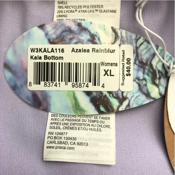 New prAna Kala Bikini Bottom AZALEA RAINBLUR Swimwear
UPF 50+ swim suit swimsuit - Picture 12 of 13